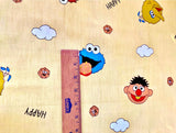 Sesame Street 63" wide Cotton Fabric