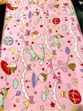 Princess Ballerina & Unicorns Kids Cotton Fabric