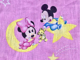 63" Wide Baby Mickey and Minnie Disney Cartoon Cotton