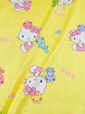 Hello Kitty with Bows Cotton Fabric