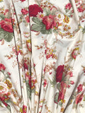 Victorian Shabby Chic Cottage Rose Floral Cotton