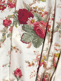 Victorian Shabby Chic Cottage Rose Floral Cotton