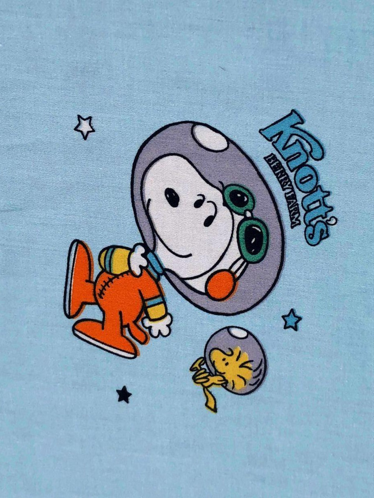 Peanuts Snoopy & Woody Cartoon Cotton Satin Fabric