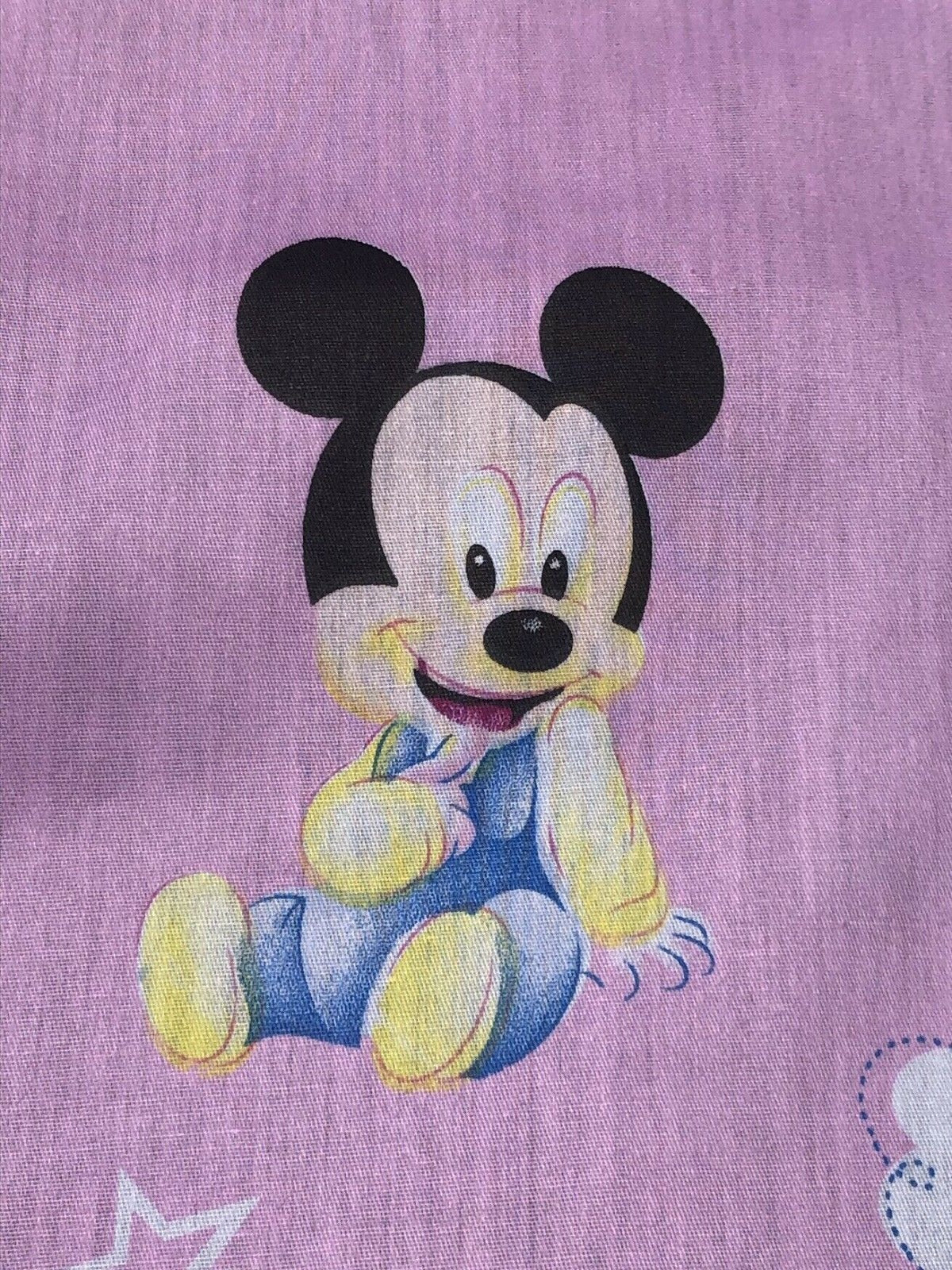Baby Mickey and Minnie Disney Cartoon Cotton