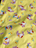 Hello Kitty with Bows Cotton Fabric
