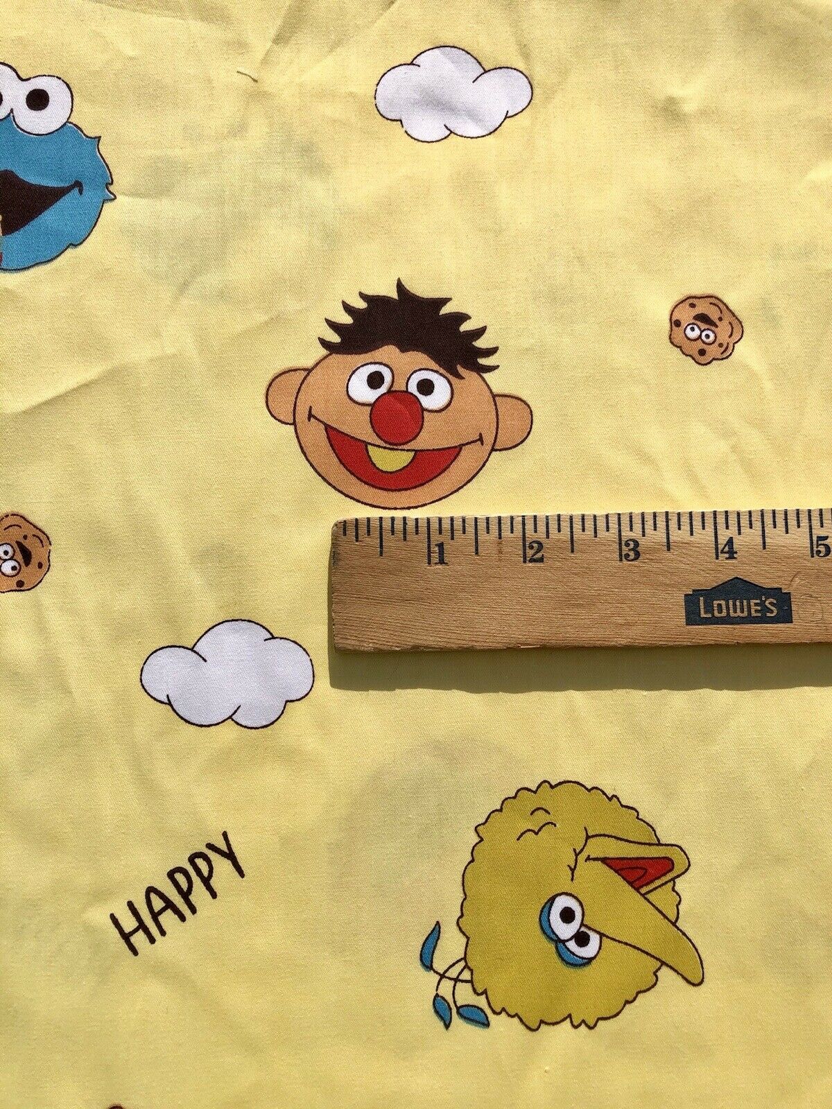Sesame Street, Elmo, Cookie Monster Cotton Fabric
