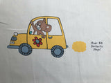 63'' wide. Vintage Tom And Jerry Cotton Fabric