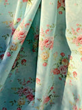 Victorian Romantic Shabby Chic Roses Cotton