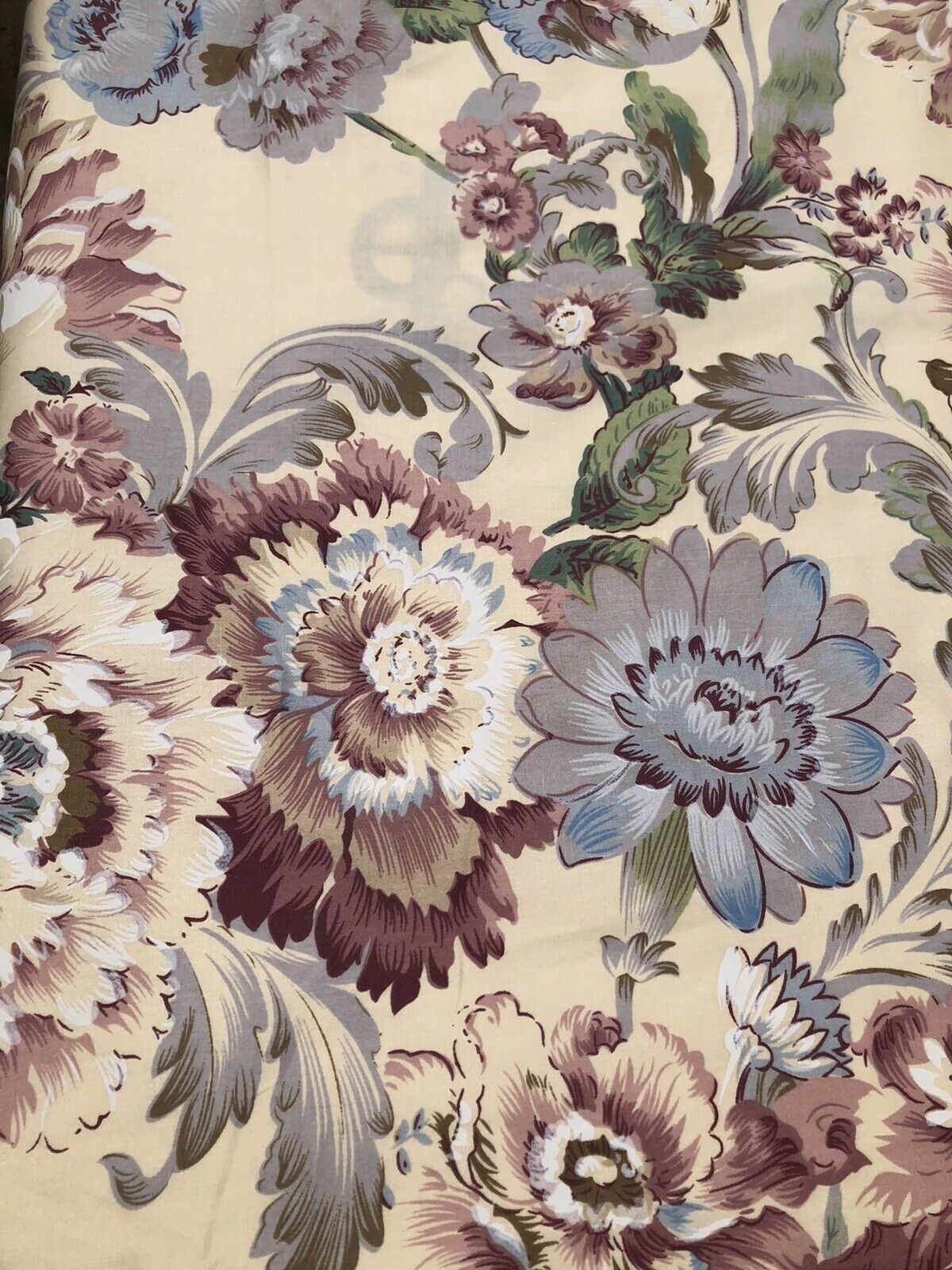 Victorian Floral Design Cotton
