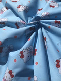 Small Hello Kitty with Strawberries Cotton Fabric