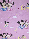 Baby Mickey and Minnie Disney Cartoon Cotton