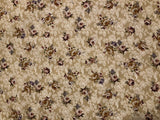 Vintage Chic Beige Small Rose Cotton