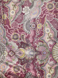 Victorian Floral Paisley Design Cotton